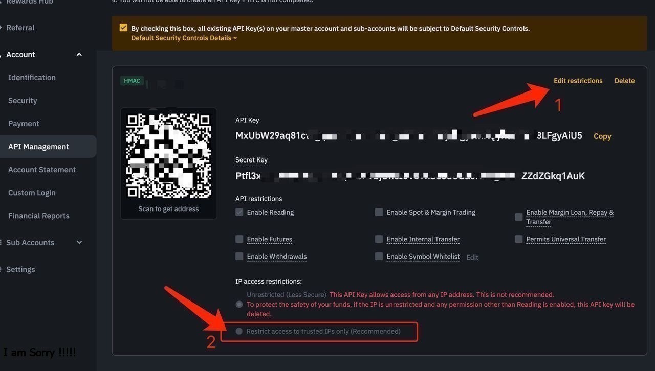 Fill in API Name Information