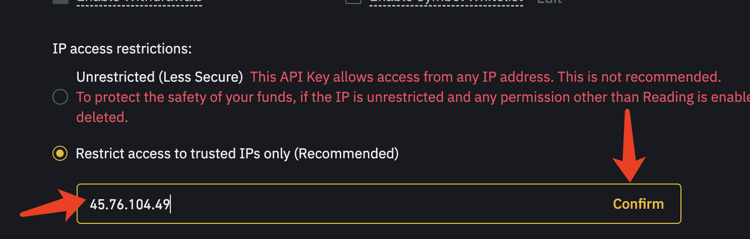Fill in API Name Information